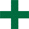 Logo Apotheken, grünes Kreuz